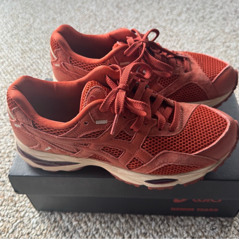 ASICS Gel-MC Plus x Denim Tears collab Red Clay Size 7 Men’s sneakers